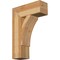 Ekena Millwork Thorton Block Rough Sawn Bracket, Western Red Cedar, 6"W x 18"D x 26"H BKT06X18X26THR05RWR - alternate 1